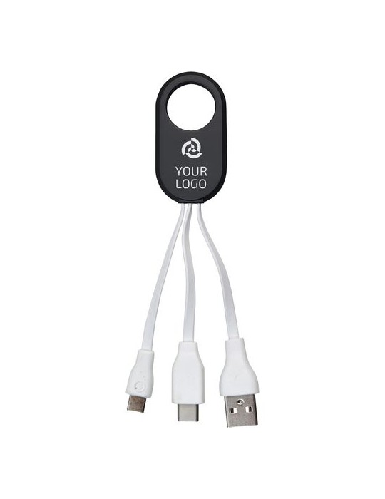 Câbles de charge adaptateurs pratiques personnalisés Pilar