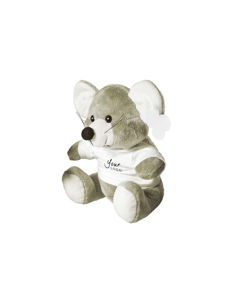 Peluche souris en objet publicitaire personnalisée Lia