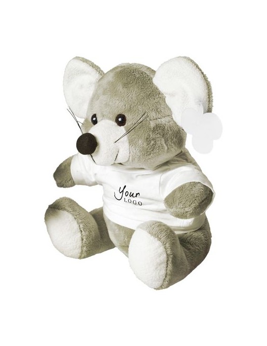 Peluche souris en objet publicitaire personnalisée Lia