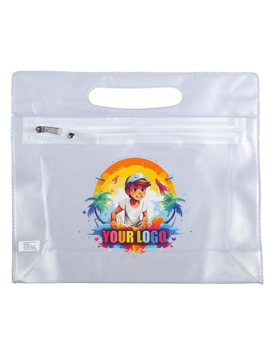 Pochette Cosmétique Personnalisée Clyde en PVC - Cadeau