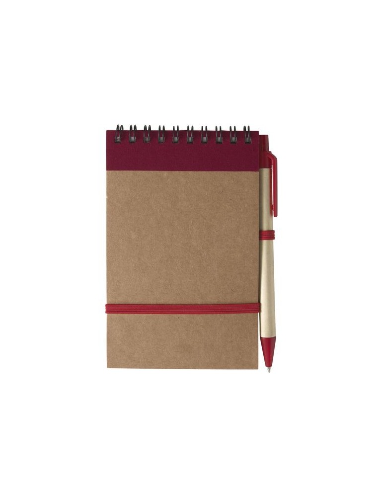 Carnet publicitaire à spirale éco-responsable