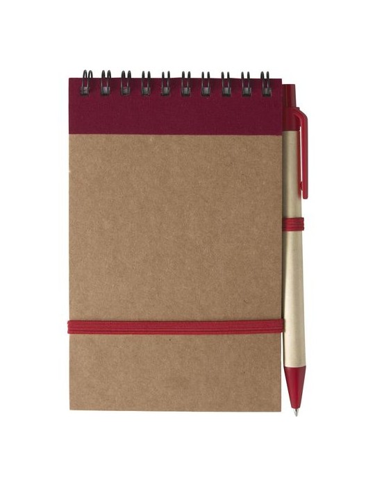 Carnet publicitaire à spirale éco-responsable