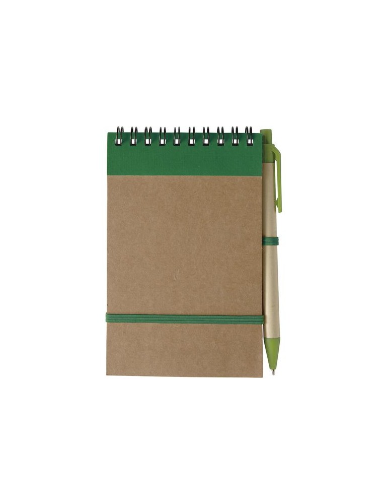 Carnet publicitaire à spirale éco-responsable