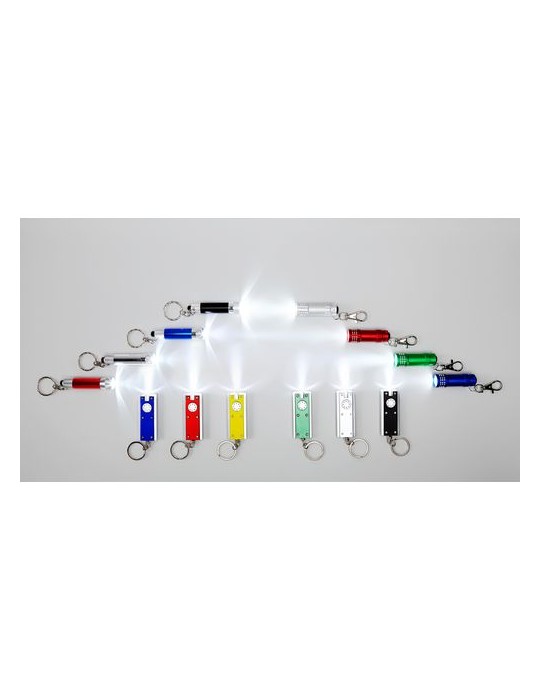 Porte-clés publicitaire lampe Audrey