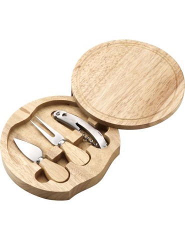 Plateau à fromage personnalisable en bois 2