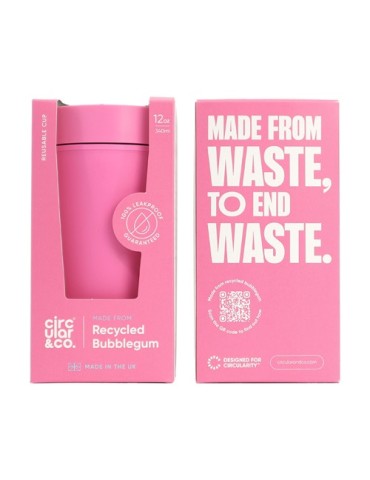 Circular&Co Recycled Bubblegum Coffee Cup 340 ml mug 2
