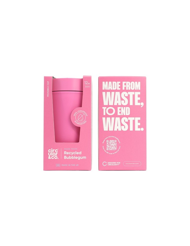 Circular&Co Recycled Bubblegum Coffee Cup 340 ml mug