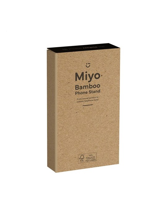 Miyo Bamboo Phone Stand support de téléphone