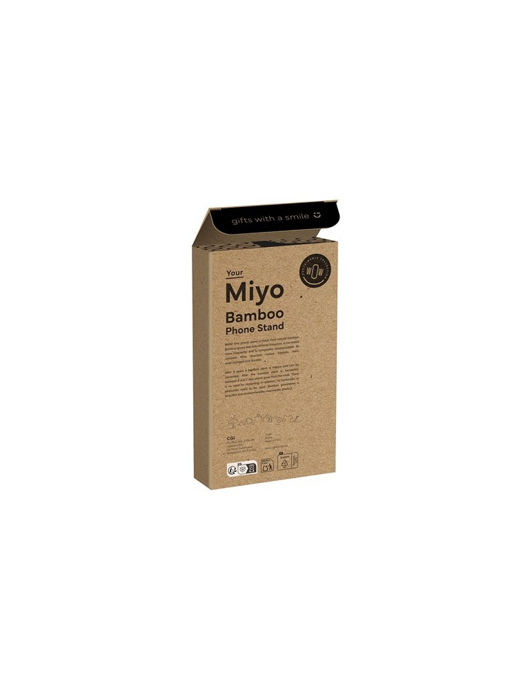 Miyo Bamboo Phone Stand support de téléphone