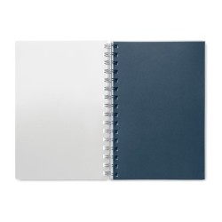 Carnet A5 Éco-responsable à Spirales en RPET ANOTATE Matières : papier recyclé Couleurs : bleu goodies entreprise design