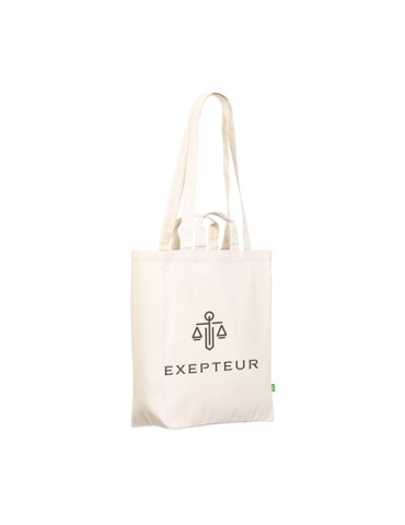 Organic Cotton Canvas Tote Bag Natural (280 g/m²) sac 2