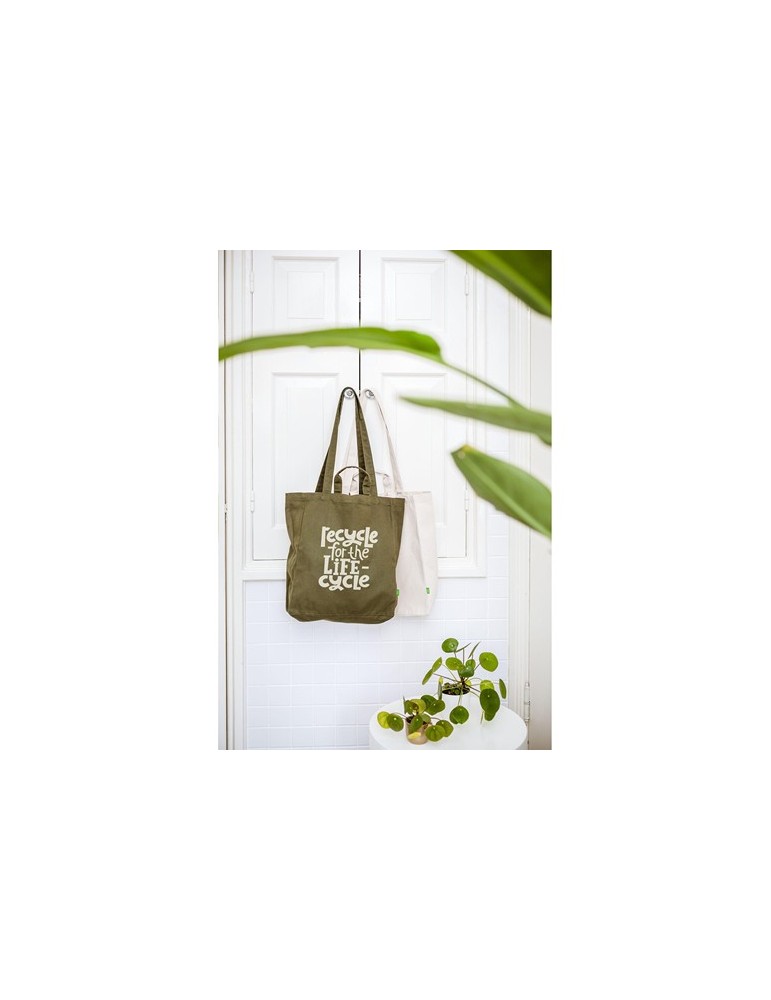 Organic Cotton Canvas Tote Bag Natural (280 g/m²) sac