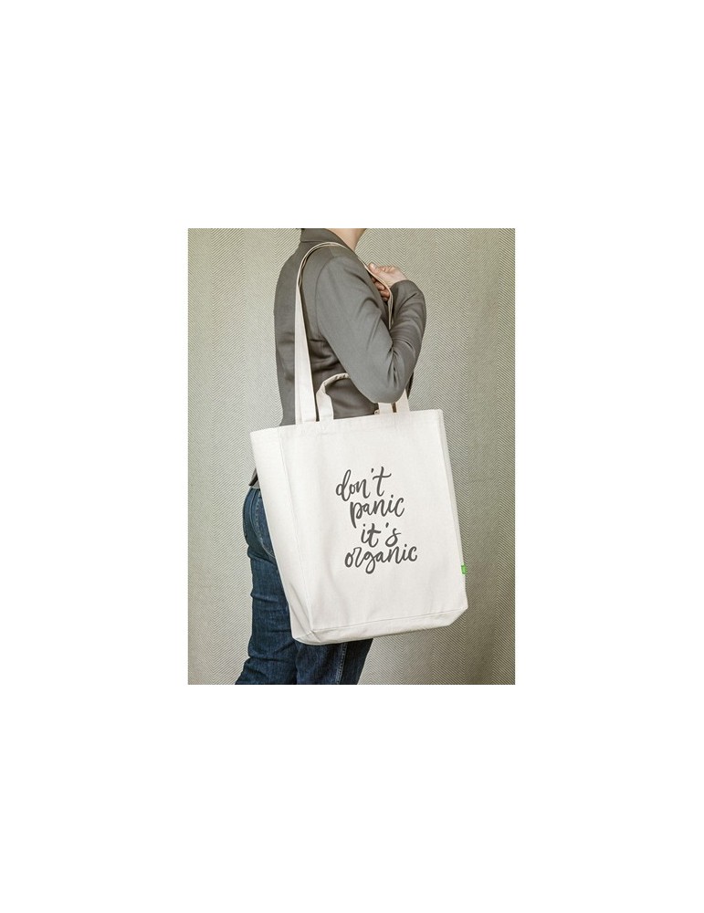 Organic Cotton Canvas Tote Bag Natural (280 g/m²) sac