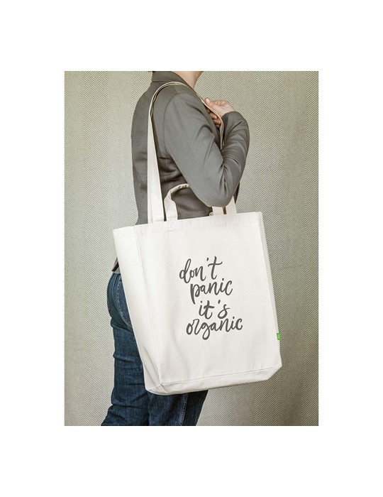 Organic Cotton Canvas Tote Bag Natural (280 g/m²) sac