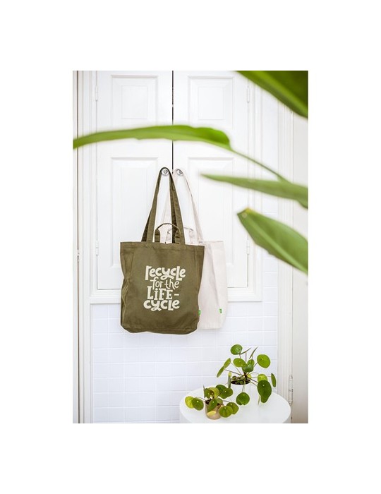 Organic Cotton Canvas Tote Bag Natural (280 g/m²) sac