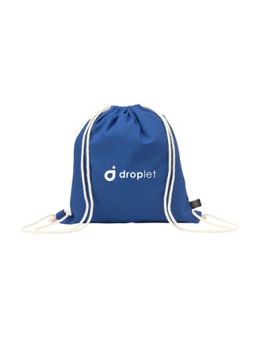 PromoColour GRS Recycled Cotton Backpack (150 g/m²) 2