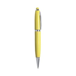 Stylet Bille USB Personnalisé Chic Multifonction 16GB Sivart Matières : métal Couleurs : jaune objet promotionnel éco-responsabl