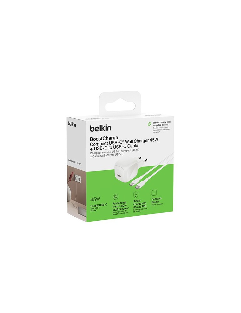 Belkin 45W USB PD Wall Charger with PPS and Cable