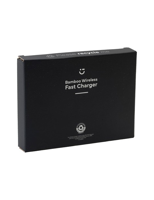 Bamboo 15W Wireless Fast Charger hargeur rapide