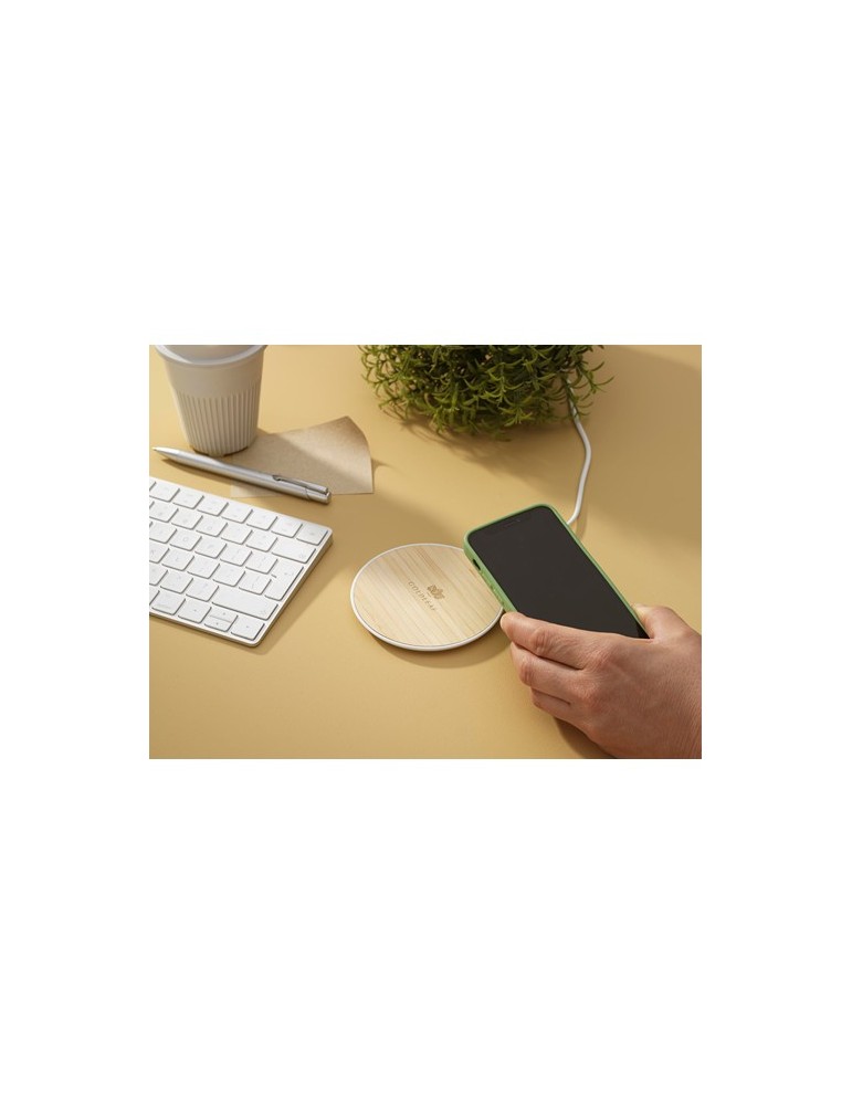 Bamboo 15W Wireless Fast Charger hargeur rapide