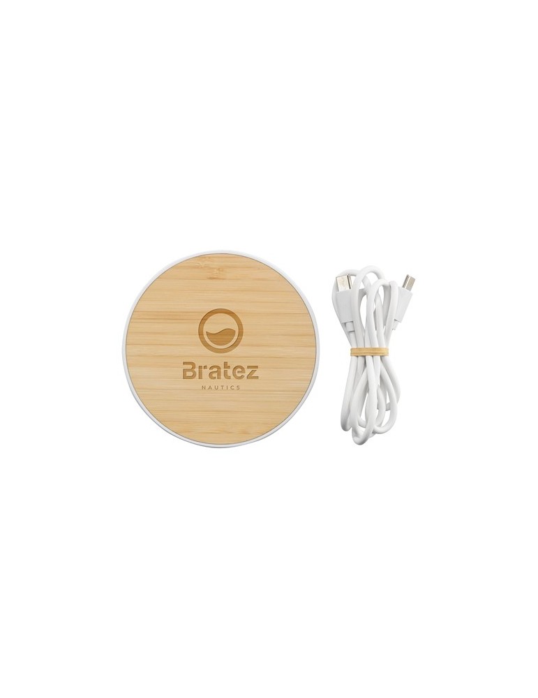 Bamboo 15W Wireless Fast Charger hargeur rapide