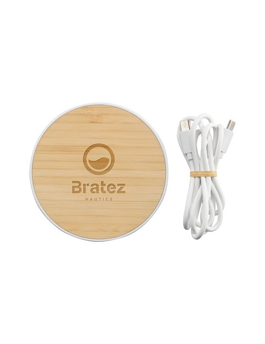 Bamboo 15W Wireless Fast Charger hargeur rapide