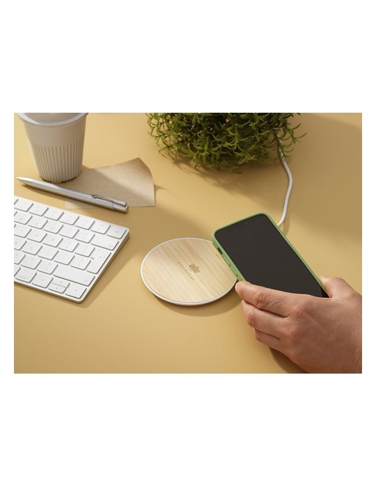 Bamboo 15W Wireless Fast Charger hargeur rapide