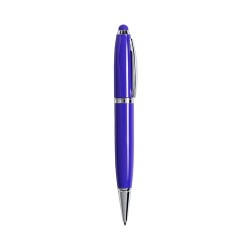 Stylet Bille USB Personnalisé Chic Multifonction 16GB Sivart Matières : métal Couleurs : bleu marquage couleur éclatante