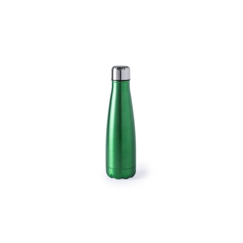 Gourde en Acier Inox Personnalisée Publicitaire Herilox Matières : acier inoxydable Couleurs : vert