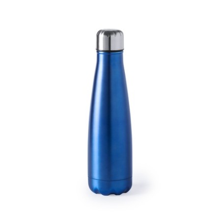 Gourde en Acier Inox Personnalisée Publicitaire Herilox Matières : acier inoxydable Couleurs : noir personnalisation sur mesure