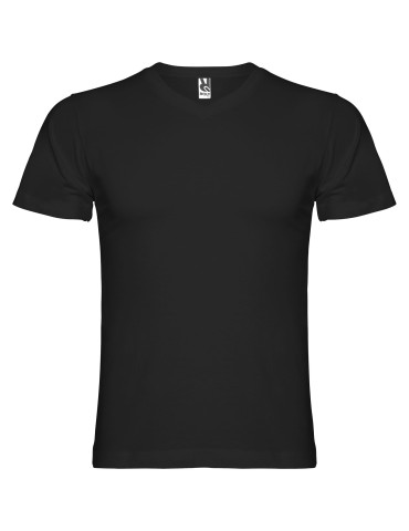 T-shirt de 155 g/m² Samoyedo à col en V et manches courtes pour homme