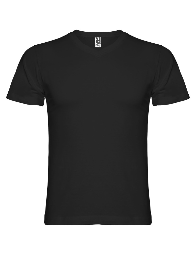 T-shirt de 155 g/m² Samoyedo à col en V et manches courtes pour homme