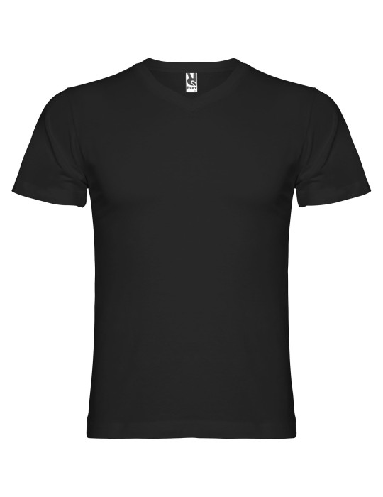 T-shirt de 155 g/m² Samoyedo à col en V et manches courtes pour homme