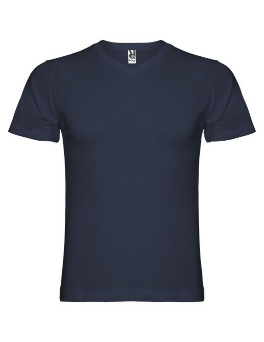 T-shirt de 155 g/m² Samoyedo à col en V et manches courtes pour homme