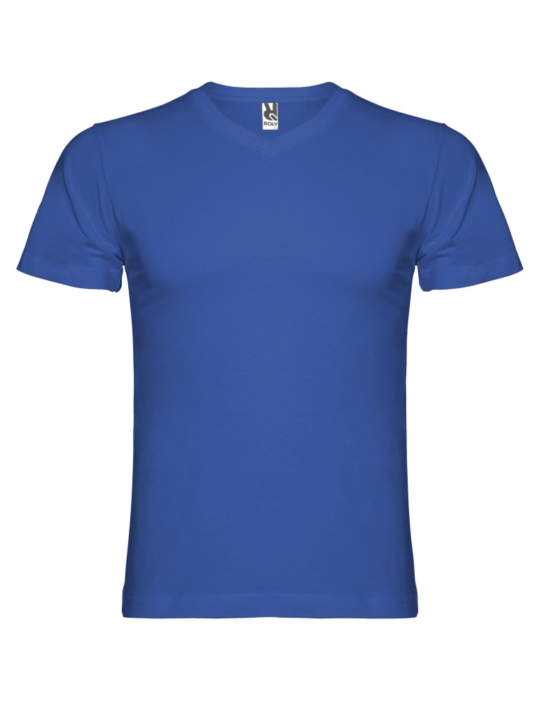 T-shirt de 155 g/m² Samoyedo à col en V et manches courtes pour homme