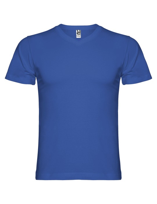 T-shirt de 155 g/m² Samoyedo à col en V et manches courtes pour homme