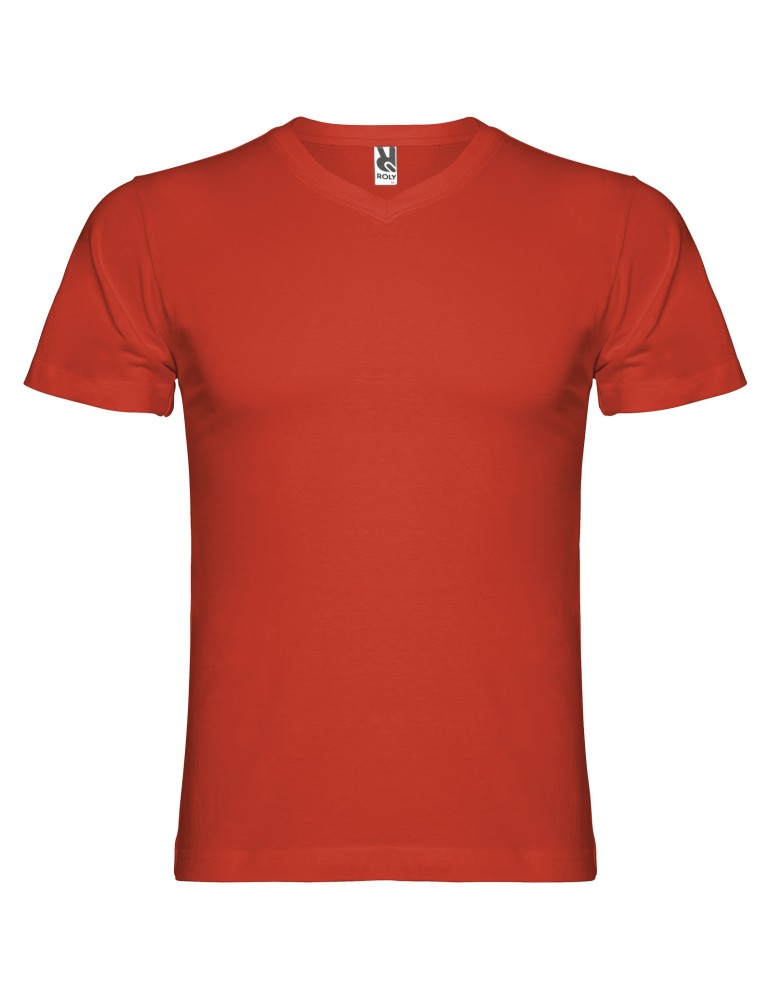 T-shirt de 155 g/m² Samoyedo à col en V et manches courtes pour homme
