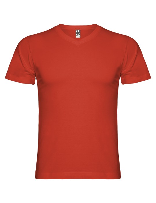 T-shirt de 155 g/m² Samoyedo à col en V et manches courtes pour homme