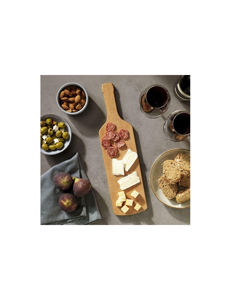 Bowls and Dishes - Bois de hêtre - Wine Bottle Board planche de servir
