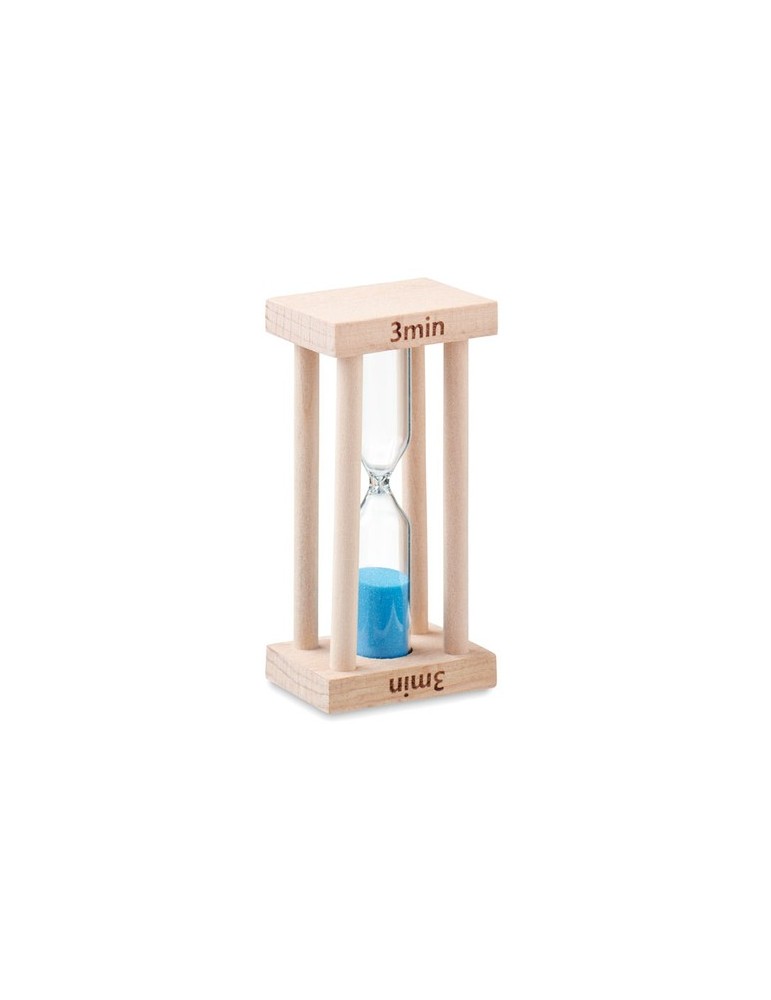 Sablier en Bois Personnalisé 3 min - Accessoire Maison Chic Économique