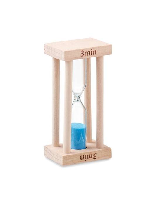 Sablier en Bois Personnalisé 3 min - Accessoire Maison Chic Économique