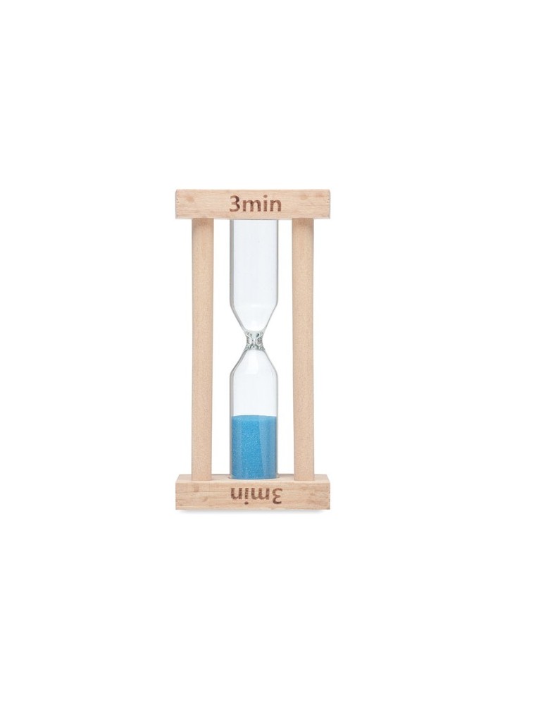 Sablier en Bois Personnalisé 3 min - Accessoire Maison Chic Économique