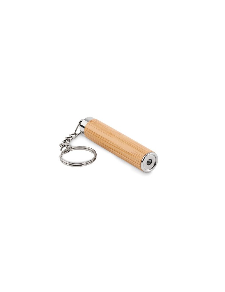 Mini Torche Personnalisée en Bambou PIANTI - Éclairage Pratique Économique