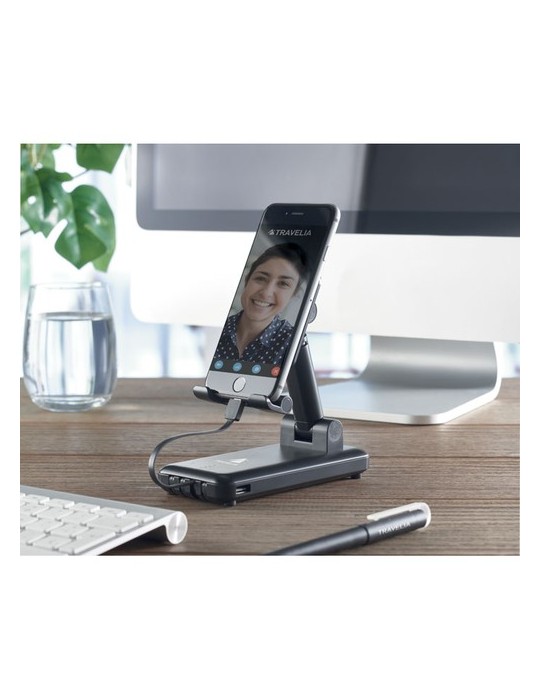 Powerbank Personnalisée 10000 mAh - Support Téléphone Inclus Économique