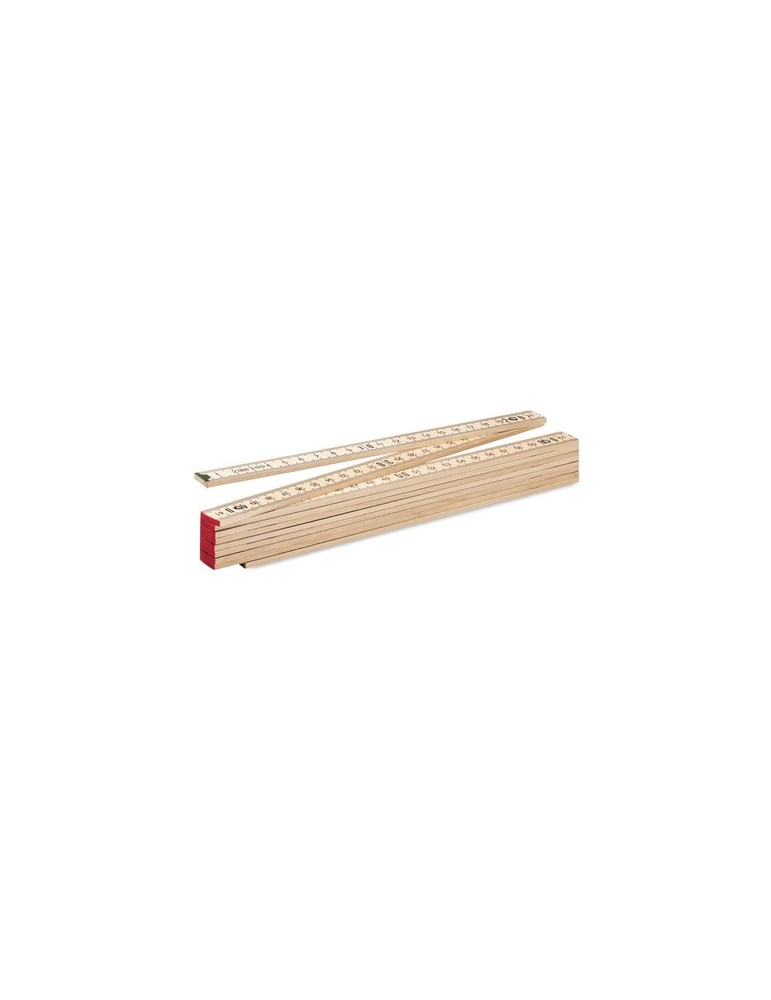 Règle de Charpentier Personnalisée en Bois 2m - Outil Précis Économique