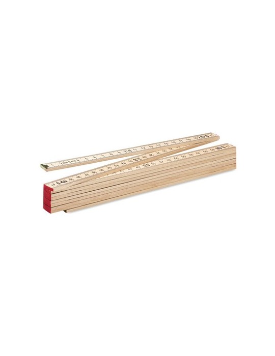 Règle de Charpentier Personnalisée en Bois 2m - Outil Précis Économique