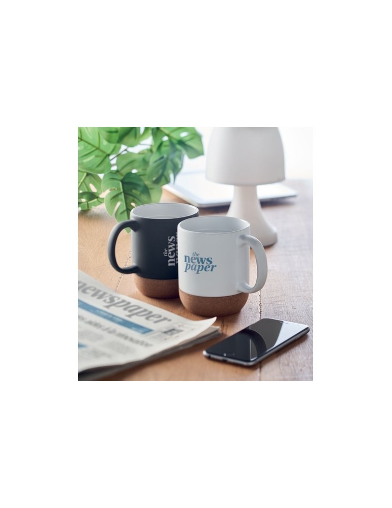 Tasse en Céramique et Liège Personnalisée MATT - Cadeau Idéal Économique