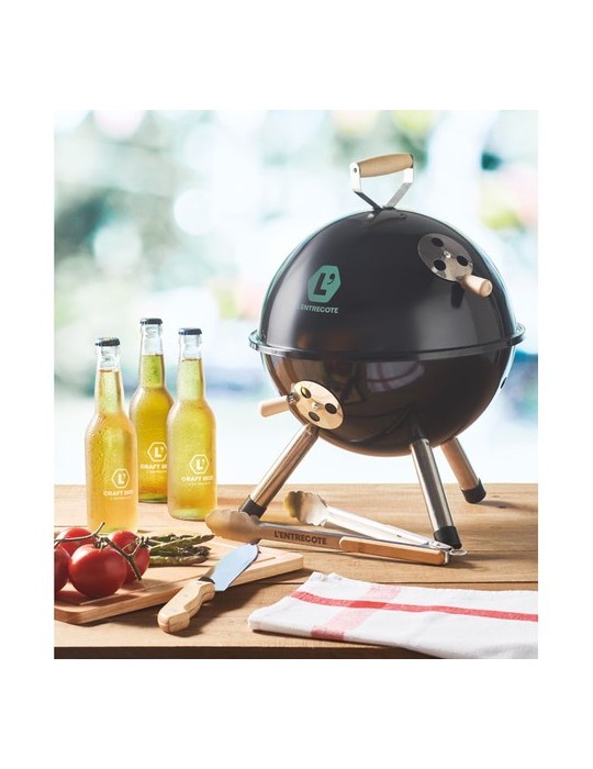 Pince BBQ Personnalisée INIQ - Accessoire Indispensable Économique
