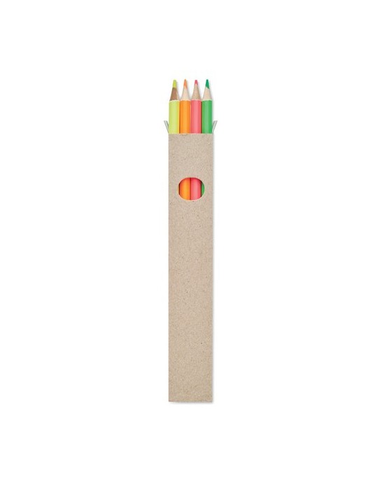 Set de Crayons Surligneurs Personnalisés - Set de 4 Goodies