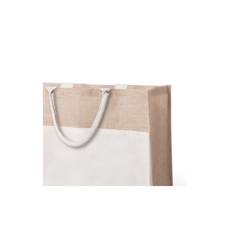 Sac de Plage Pratique Personnalisé Élégant pas cher Cekon Matières : coton Couleurs : naturel personnalisation rapide en France